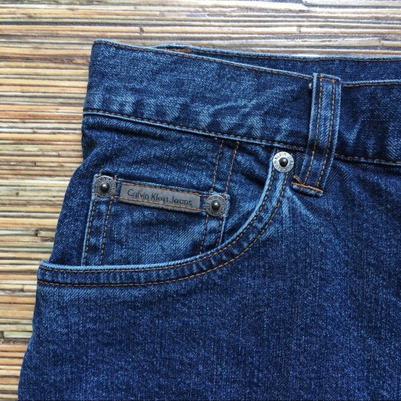 Calvin Klein Jeans Denim Stretch Skirt Juniors 3 - Picture 9 of 10